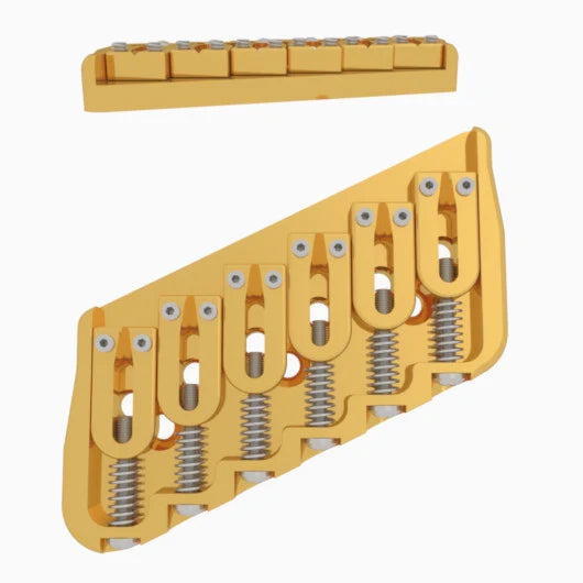 Hipshot Multi-Scale Fixed Guitar Bridge, 6 String